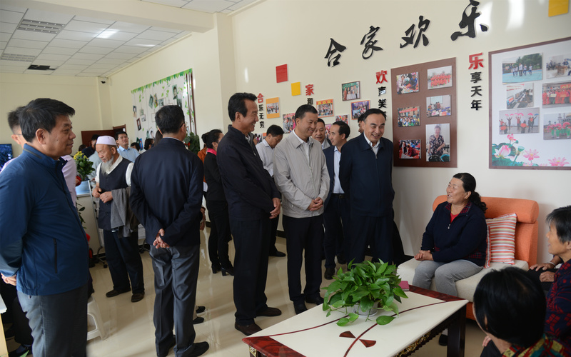 10与会代表实地观摩基层民政服务能力建设情况